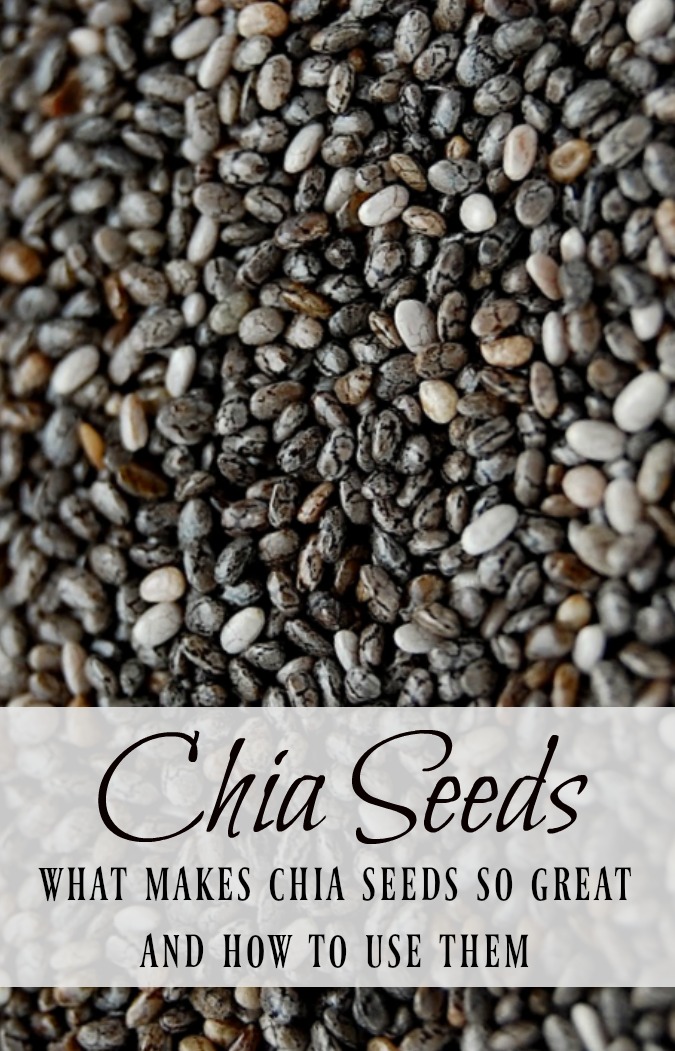 Chia Seeds - Everything you want to know about chia seeds! Why you'll love them and how to use them!