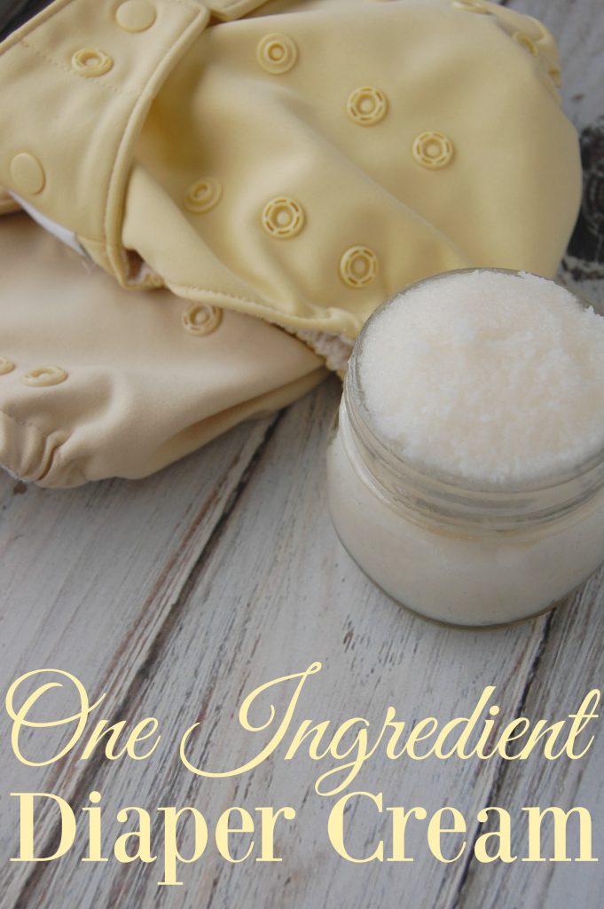 One Ingredient Diaper Cream - You can't get any easier than one ingredient! This is the world's easiest diaper cream and it's still super effective!