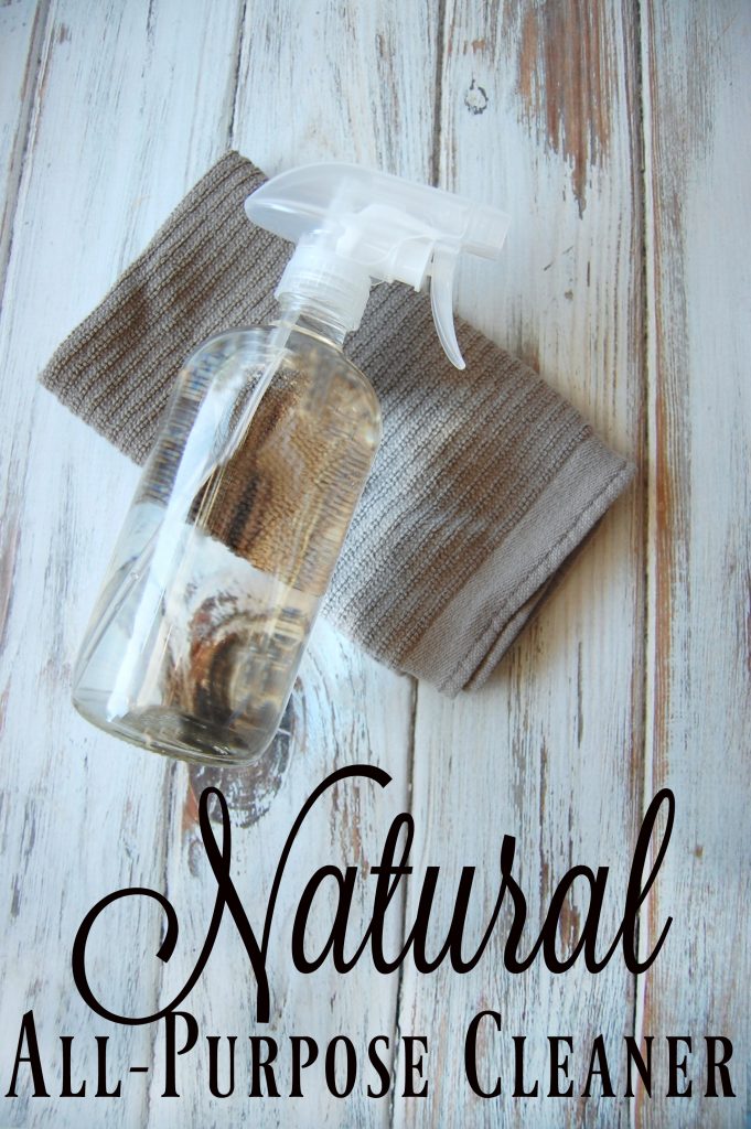 Natural All-Purpose Cleaner - I love products that have multiple uses and that is why I love a good all-purpose cleaner. One bottle to clean almost every surface in my house. It's even greater when that bottle is a natural all-purpose cleaner!