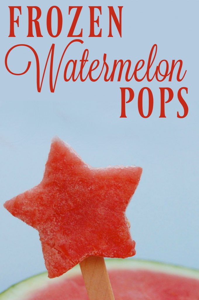 Frozen Watermelon Pops