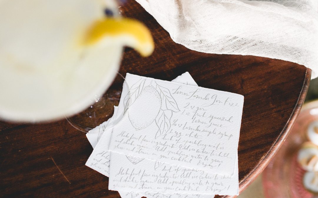 Lemon Lavender Gin Fizz – A Summer’s End Cocktail Recipe